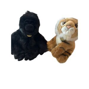Aurora Miyoni Bengal Tiger‎ Cub 10" & Plush Gorilla 11" Set